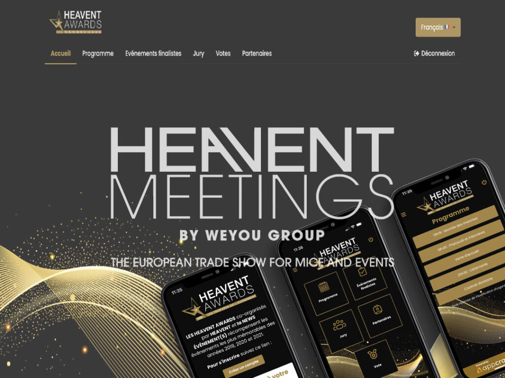 Appcraft cas clients seminaire convention evenement physique heavent meetings cannes
