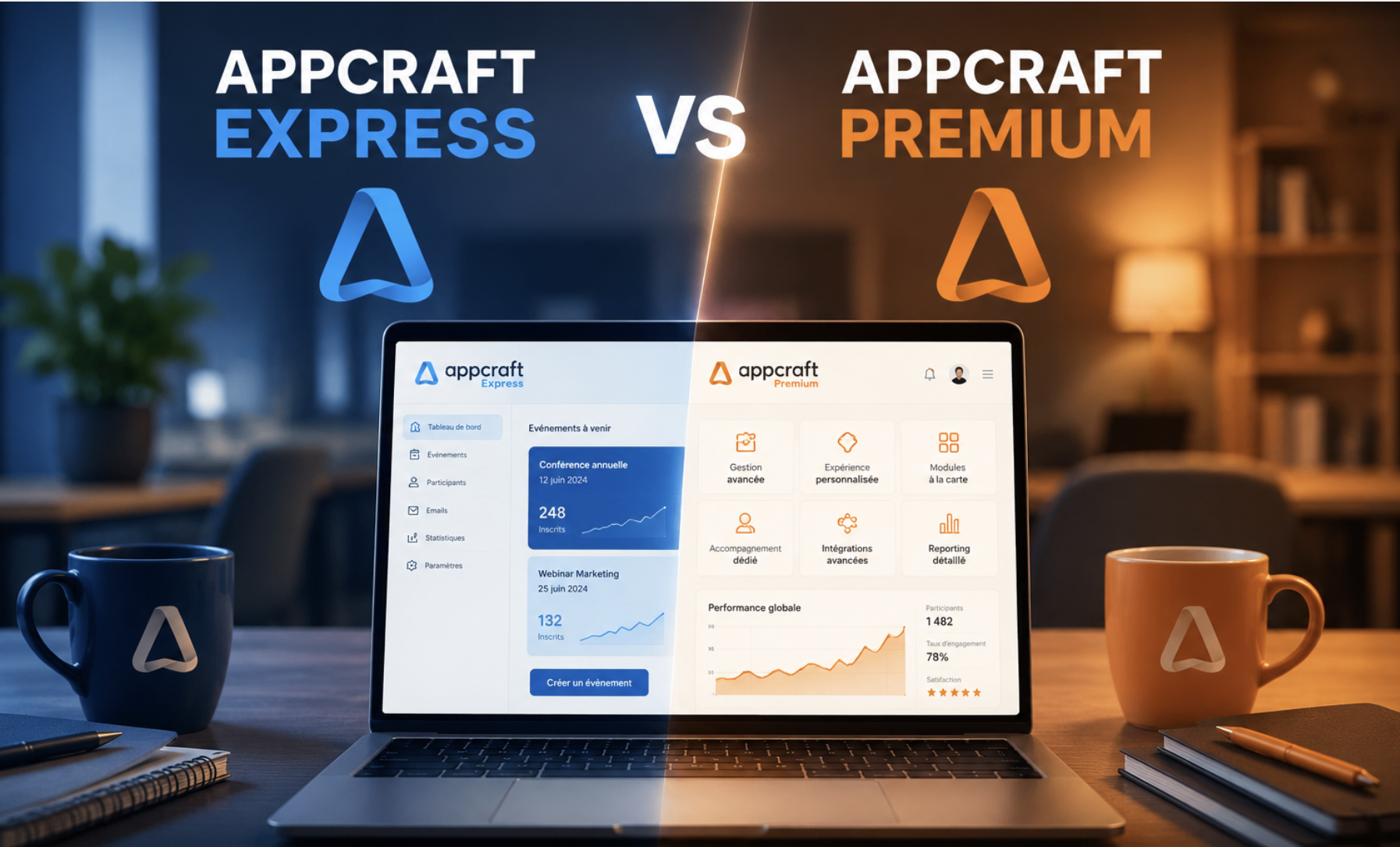 AppCraft Express vs Premium : quelle solution choisir pour vos événements ?
